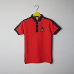 Load image into Gallery viewer, Pineapple Red Polo
