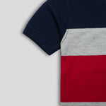 Load image into Gallery viewer, Navy Colorblock Polo
