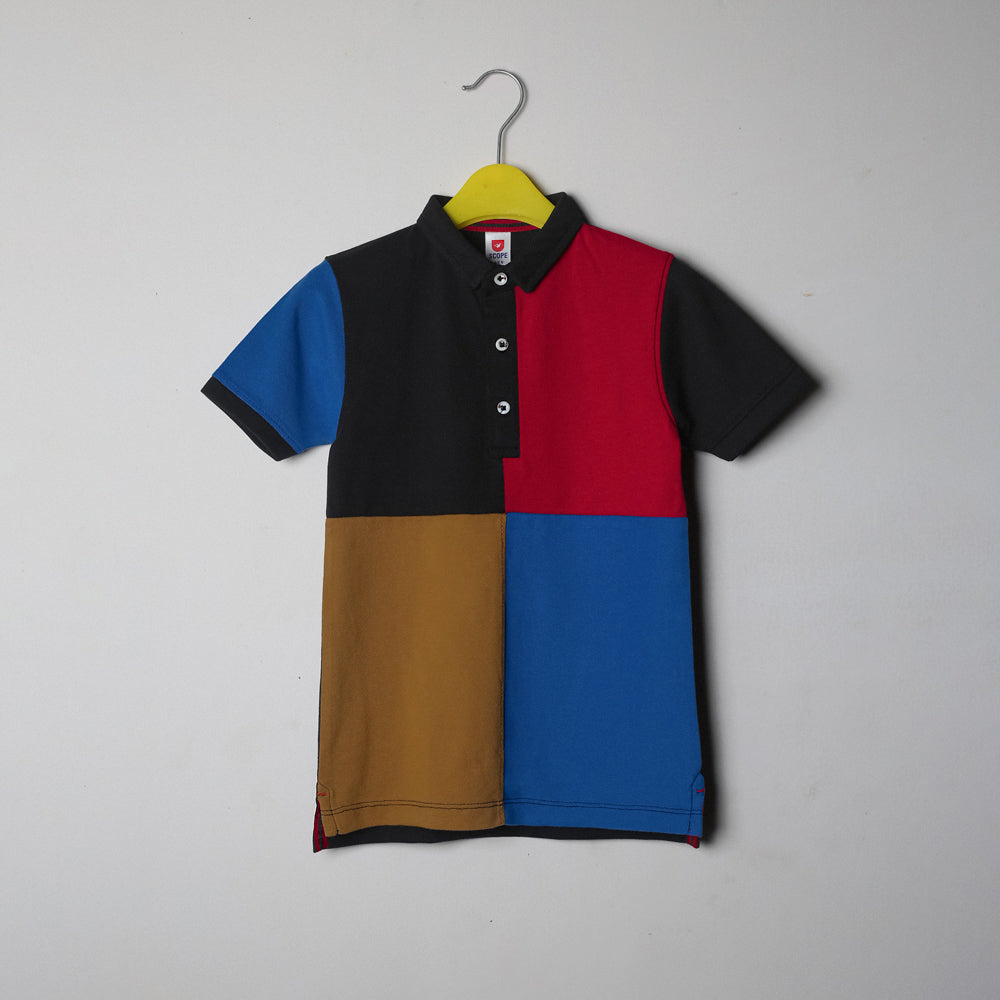 Colorblock polo
