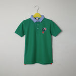 Load image into Gallery viewer, UK Hat Patch Shamrock Polo
