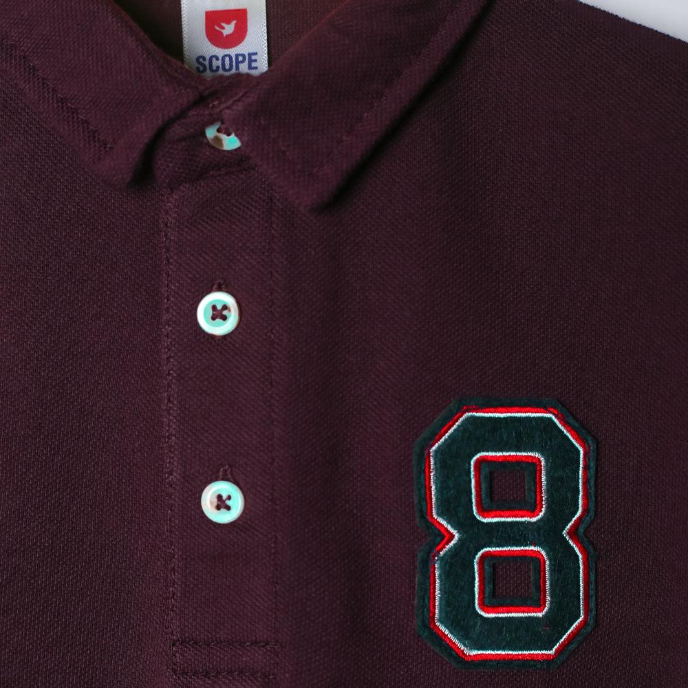 8 Burgundy Polo