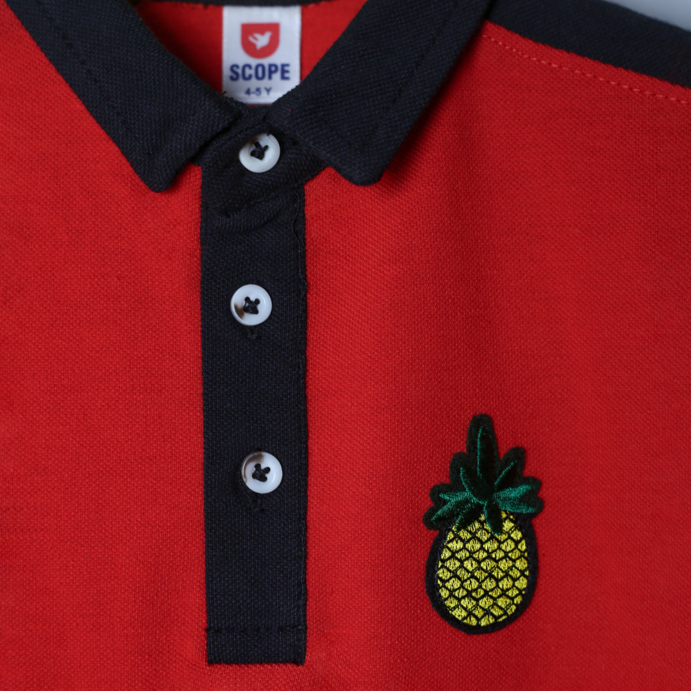 Pineapple Red Polo