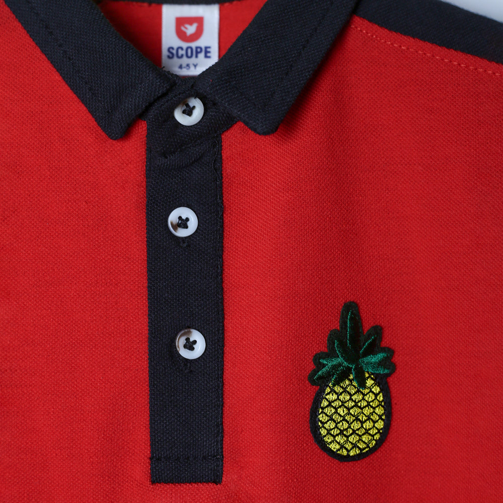 Pineapple Red Polo