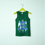 Load image into Gallery viewer, Surf Club Florida Green Tank Top
