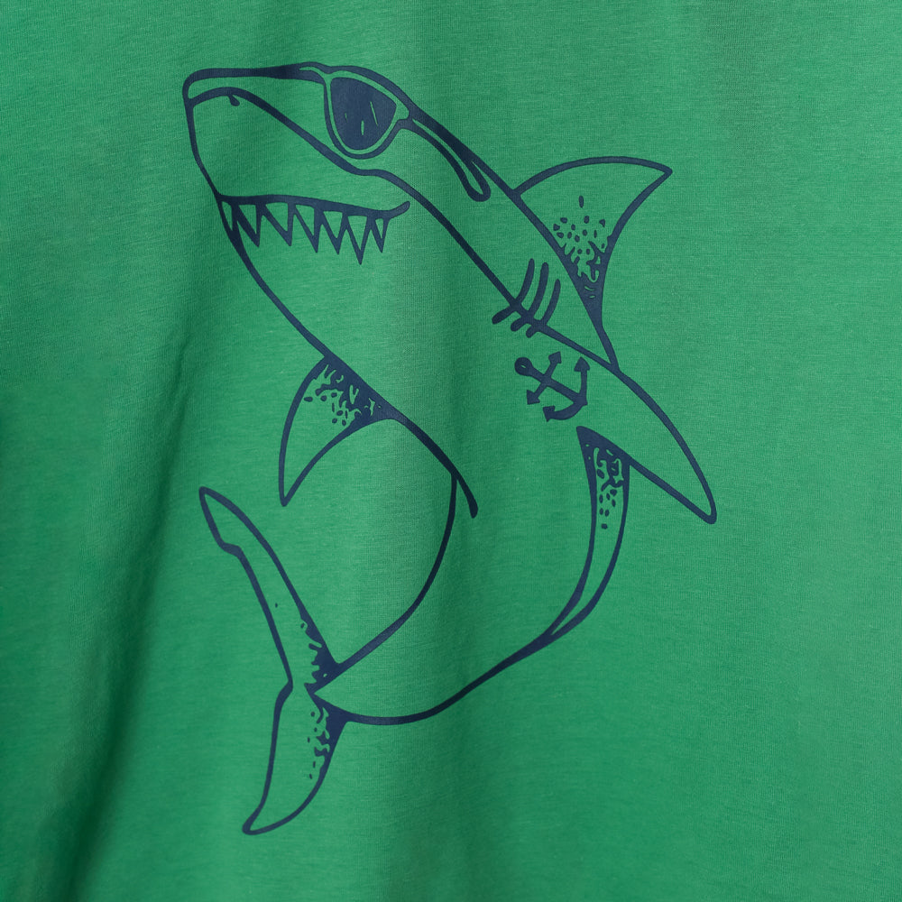 Shark Green & Navy Twinset
