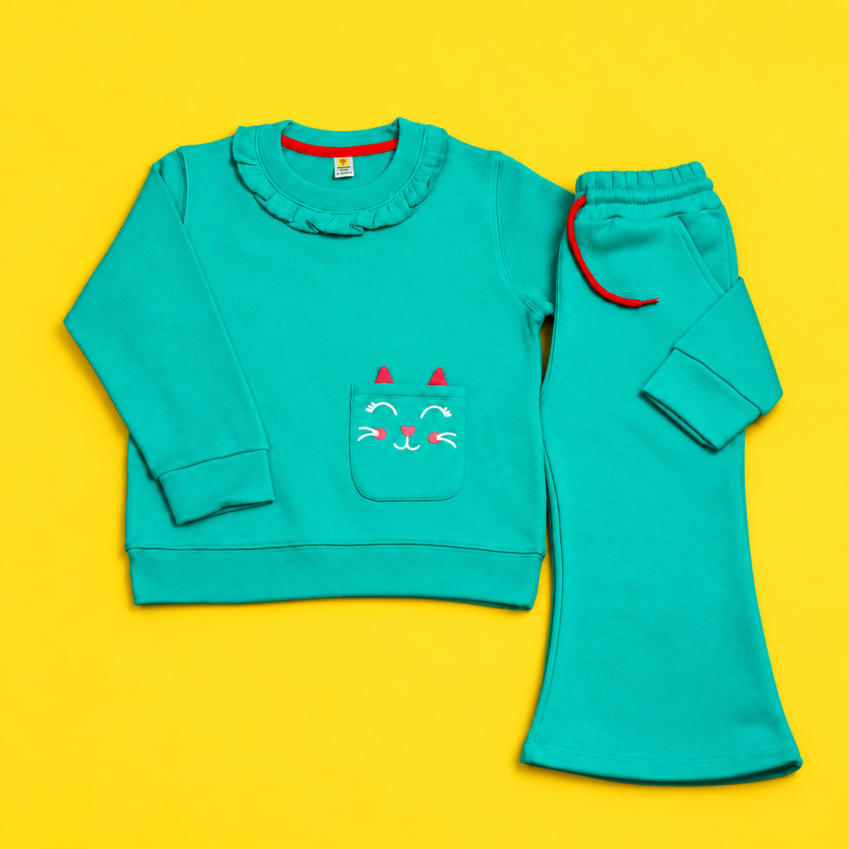 Teal_cat_pocket_kids_set