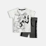 Load image into Gallery viewer, Space Jam White &amp; Grey Twinset
