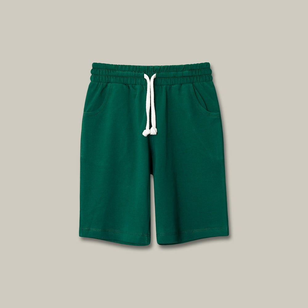 White&Green Striped Polo Set
