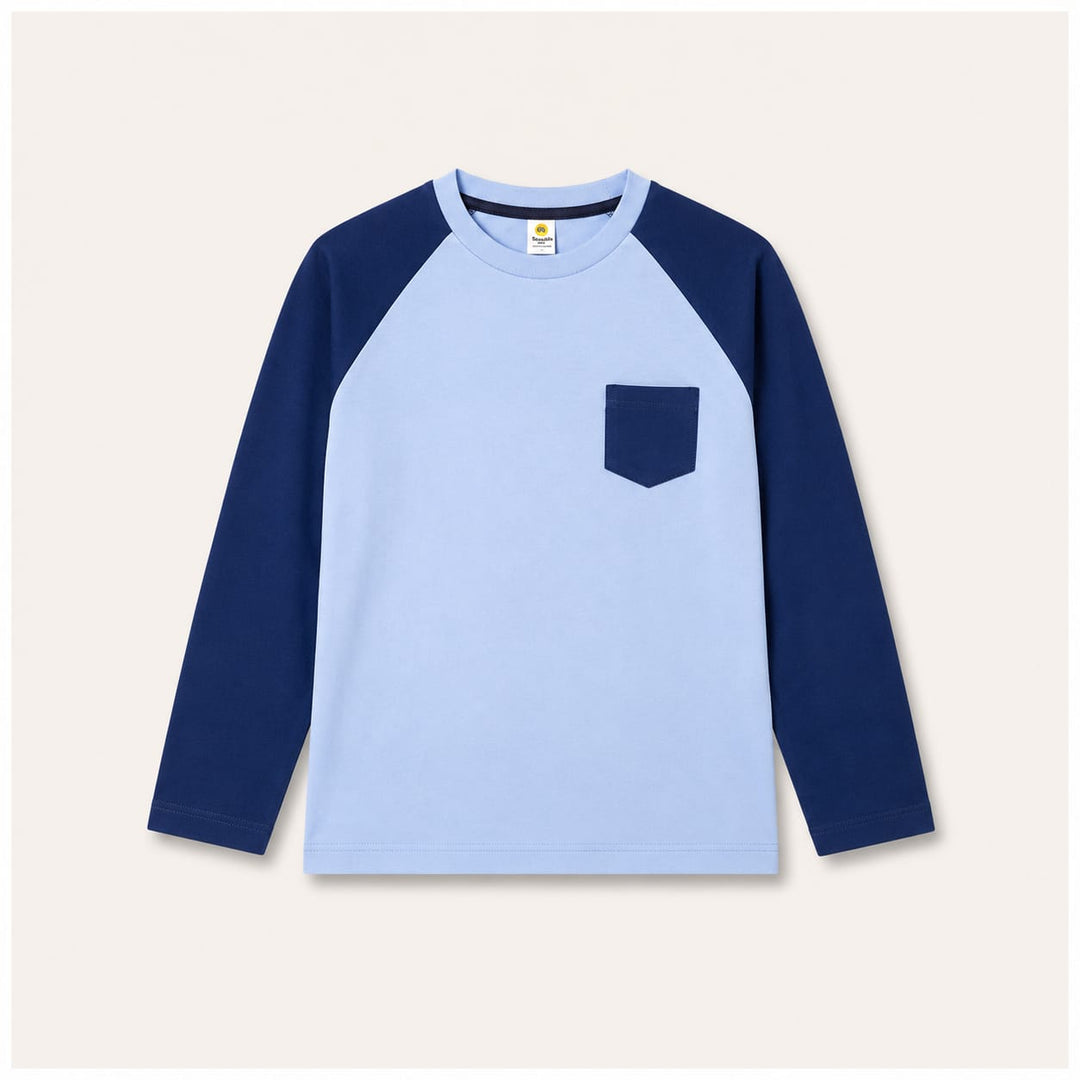 Sky-Blue Full-Sleeves PJ's