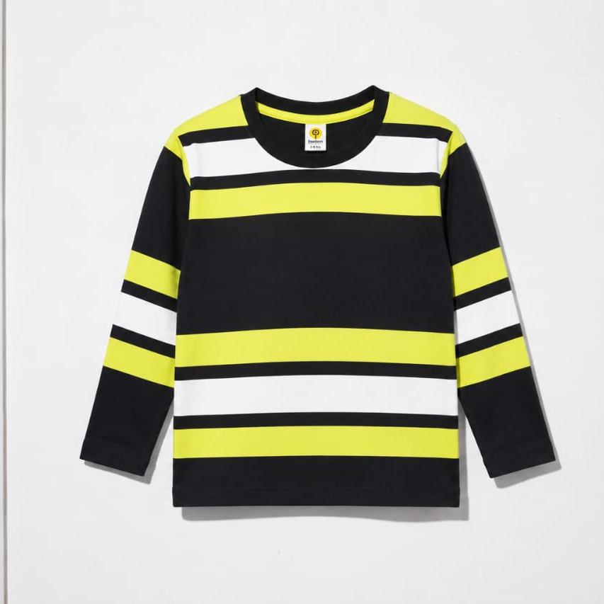 Neon Stripe Full-Sleeves PJ's