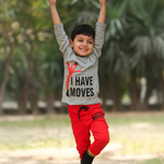 Load image into Gallery viewer, Moves Grey Full-Sleeves Tee
