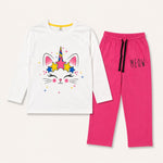 Load image into Gallery viewer, Unicorn-Cat Full-Sleeves PJ's
