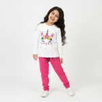 Load image into Gallery viewer, Unicorn-Cat Full-Sleeves PJ's
