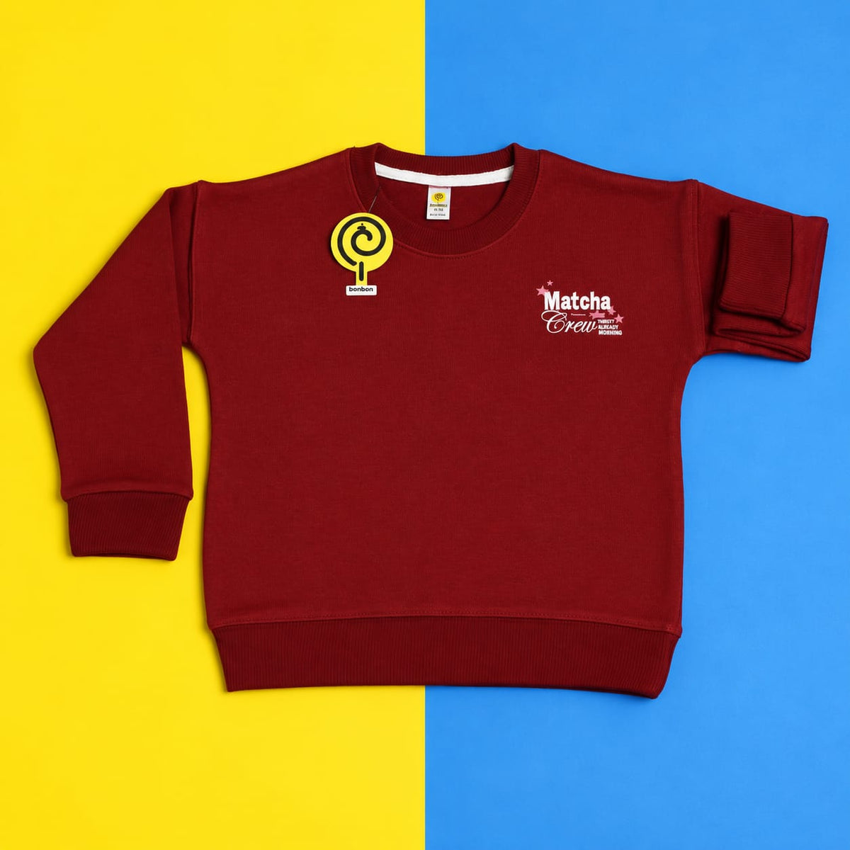 Matcha crew maroon tracksuit