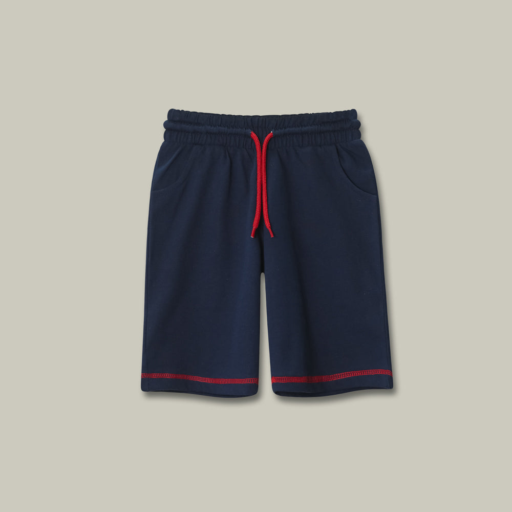 Navy Red Shorts