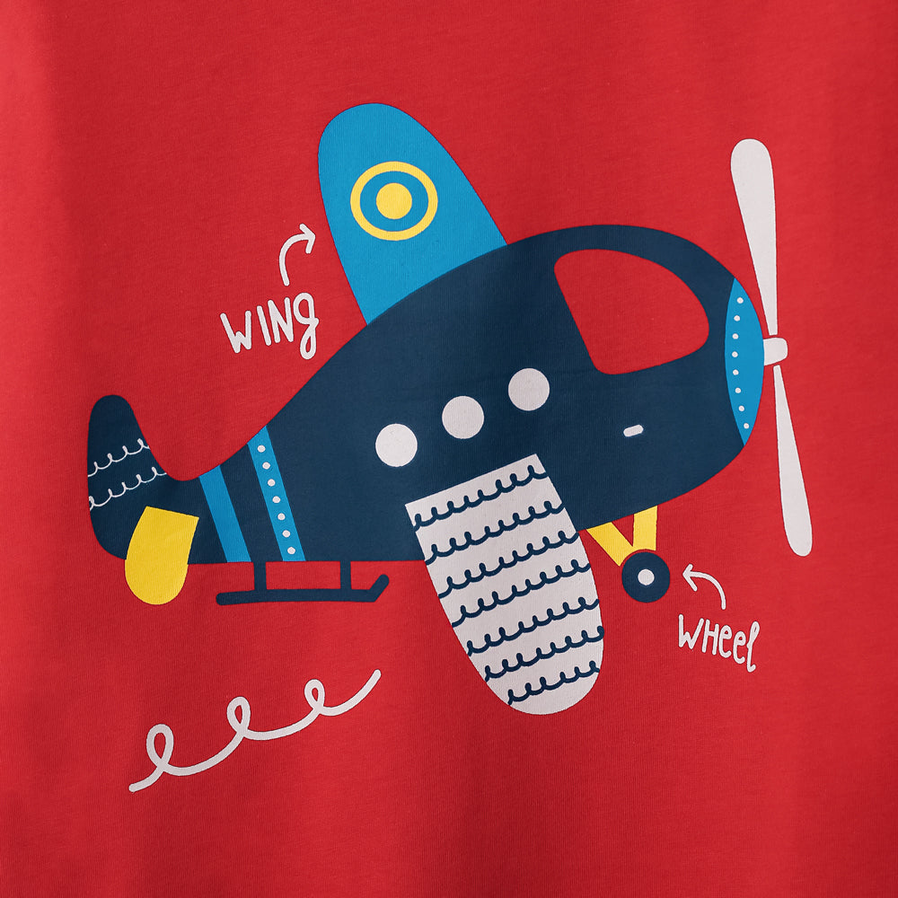 Airplane Red Tee
