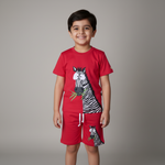 Load image into Gallery viewer, Cautious Zebra Red Set
