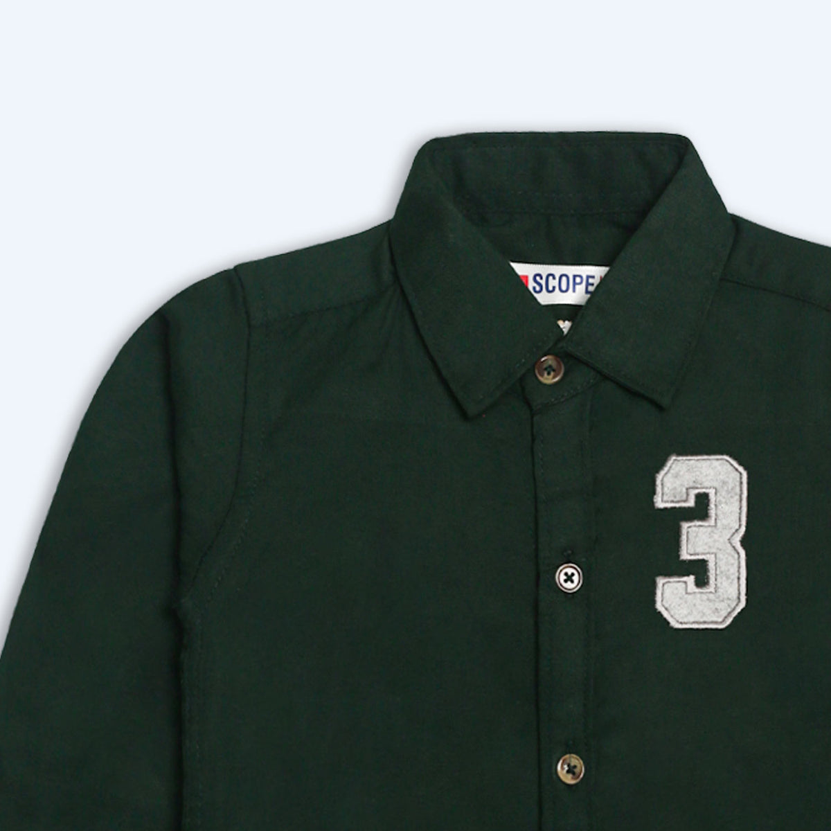 Green casual shirt
