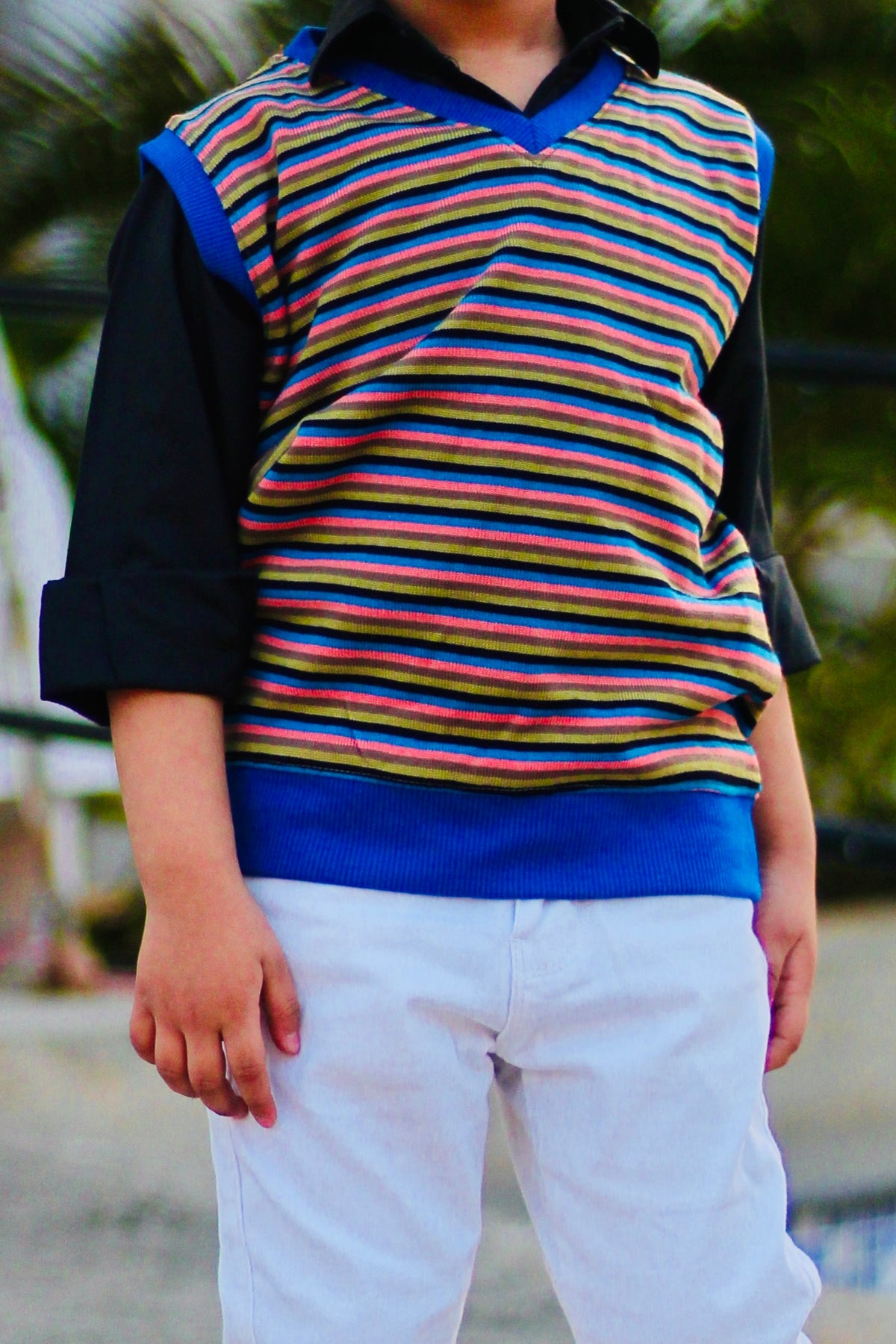 Stria sleeveless sweater v2