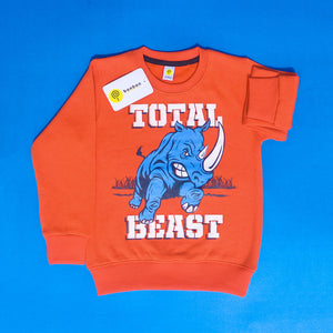 Total Beast Orange Sweatshirt