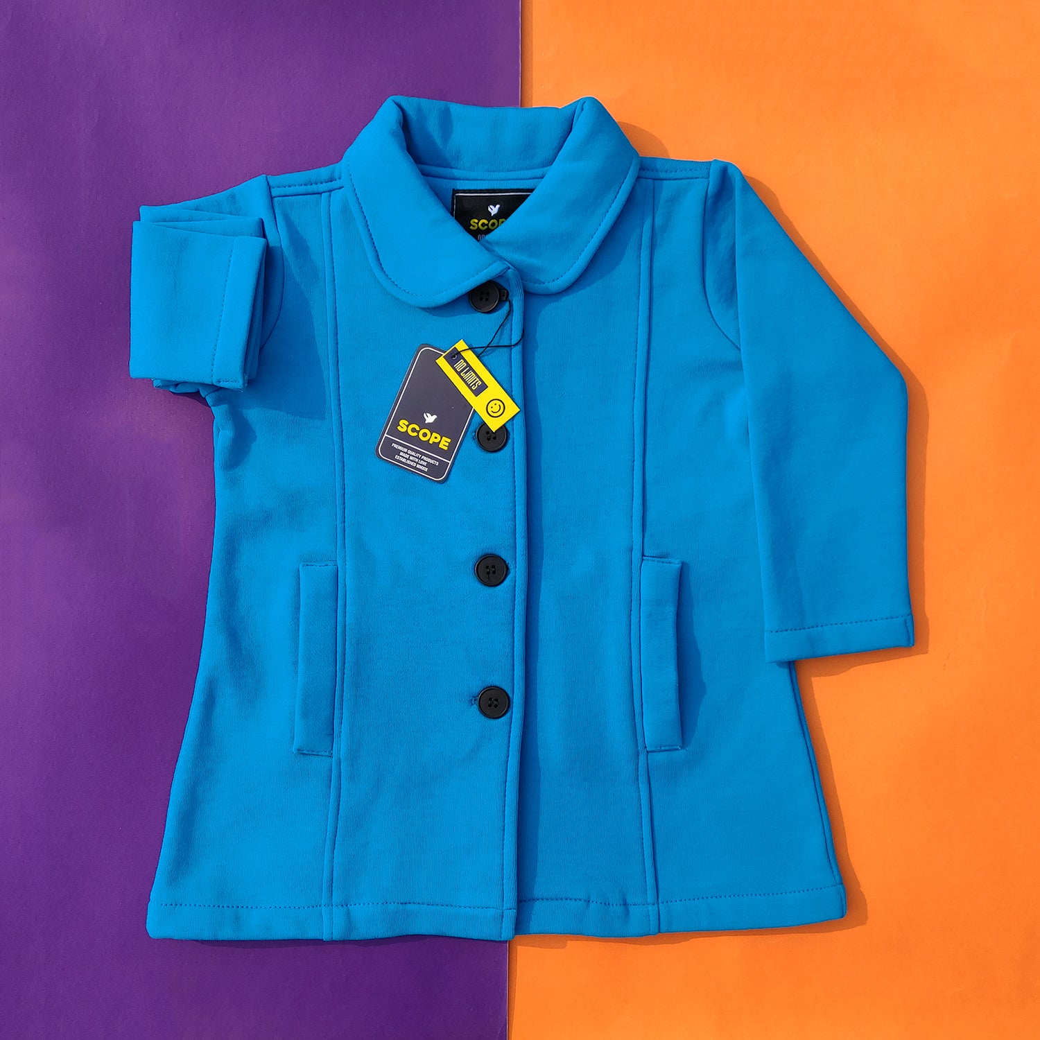 Cyan Long Coat
