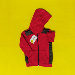 Red Quilted Tracksuit