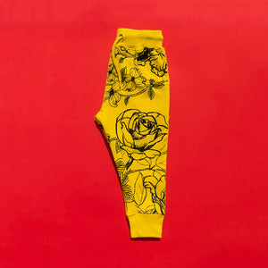Yellow All-Over Printed Tracksuit