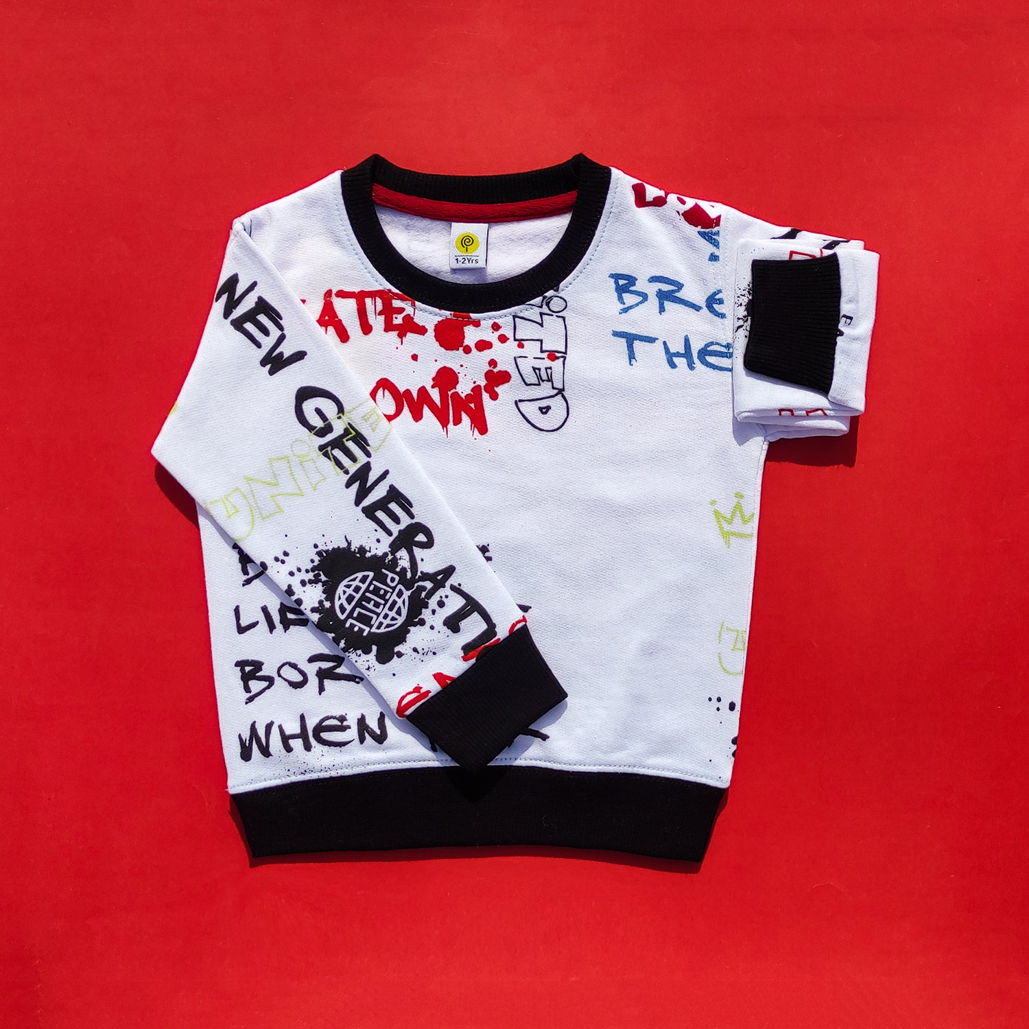 New Generation All-Over Printed Sweatshirt