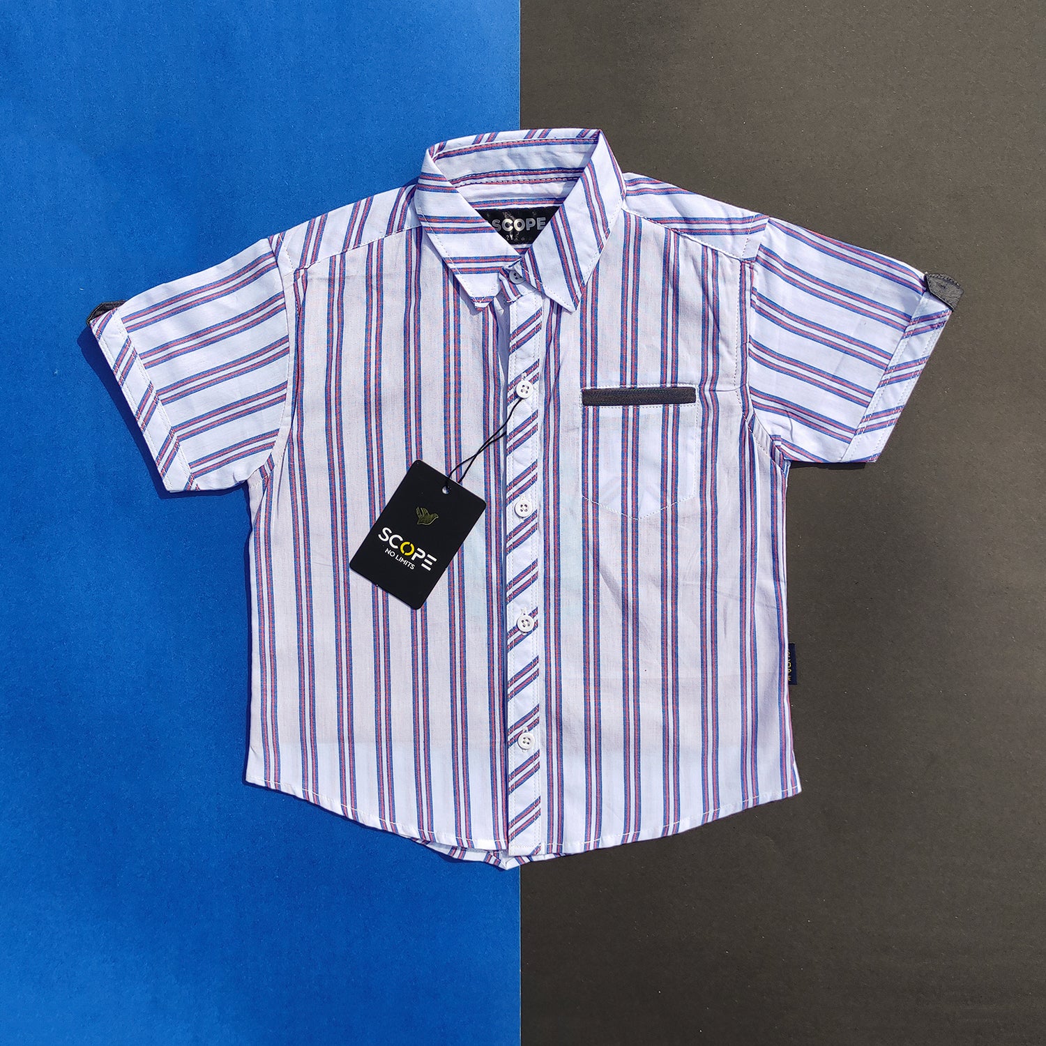 Explore Blue Double Shirt