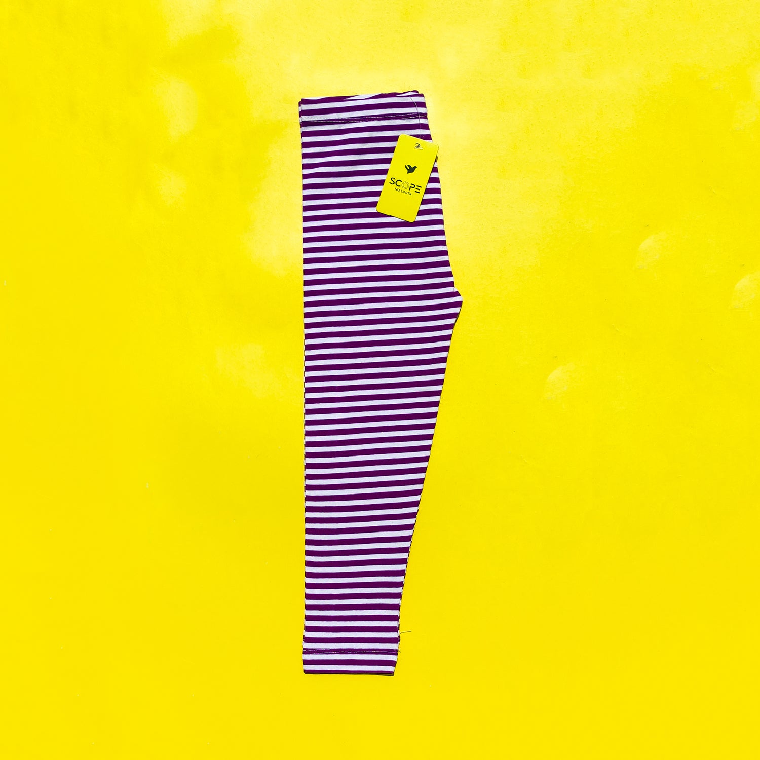 Purple Striped Tights